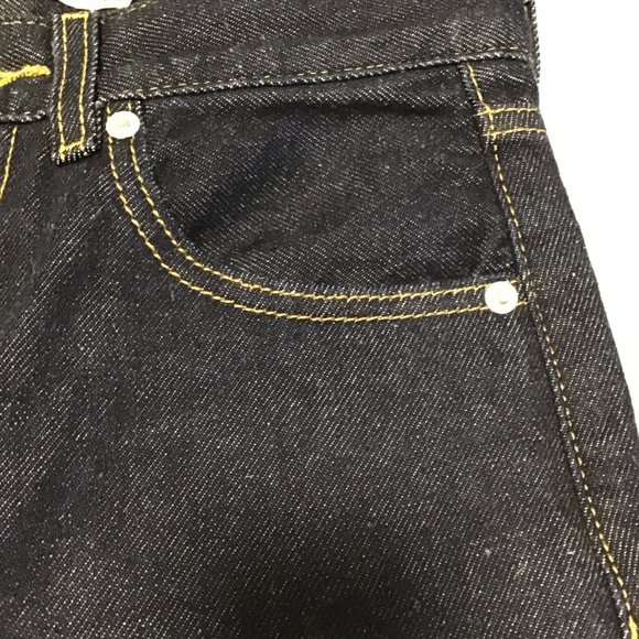 Levi's High Loose Ample Haut Jeans in Dark Blue Denim Wash - Picture 5 of 13